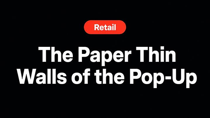 The Paper Thin Walls of the Pop-Up