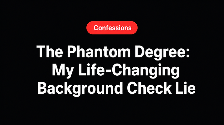 The Phantom Degree: My Life-Changing Background Check Lie