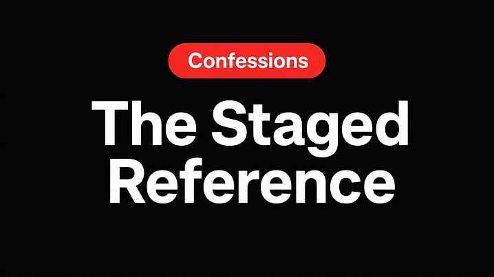 The Staged Reference
