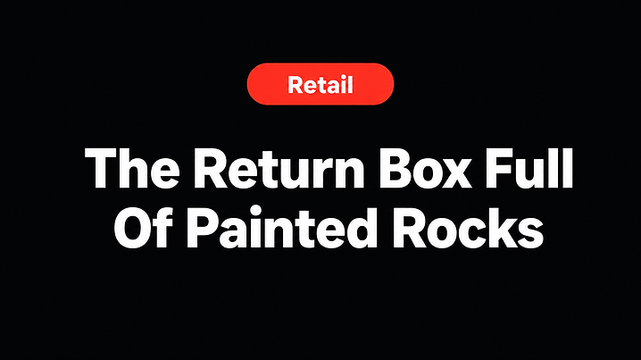 The Return Box Full Of Painted Rocks