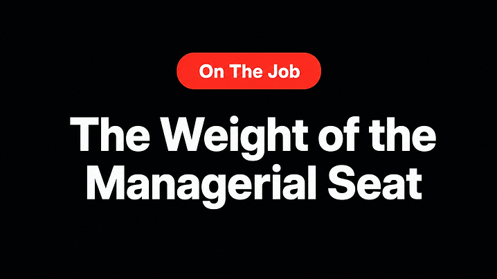 The Weight of the Managerial Seat