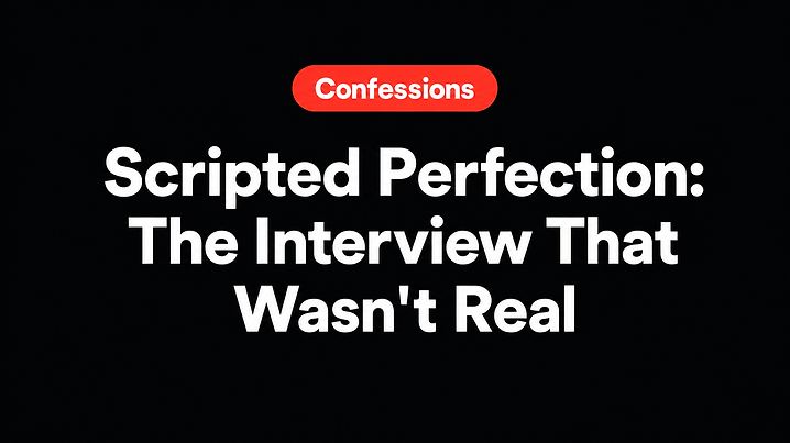 Scripted Perfection: The Interview That Wasn't Real