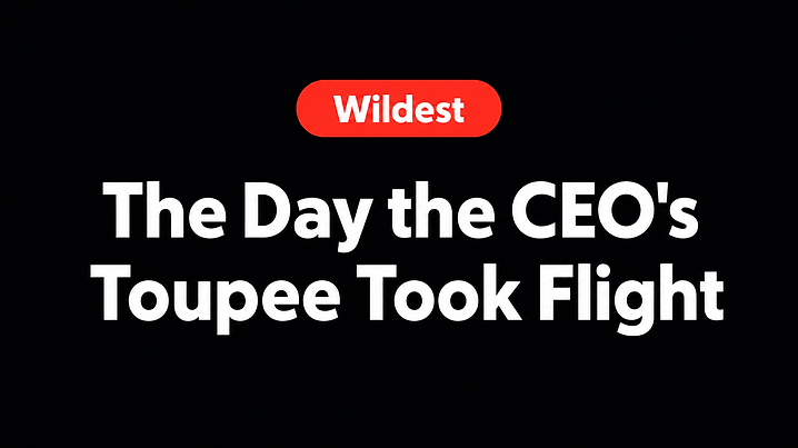 The Day the CEO's Toupee Took Flight