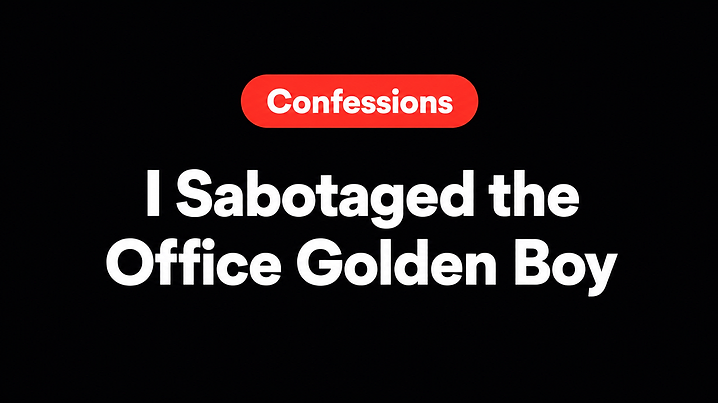 I Sabotaged the Office Golden Boy