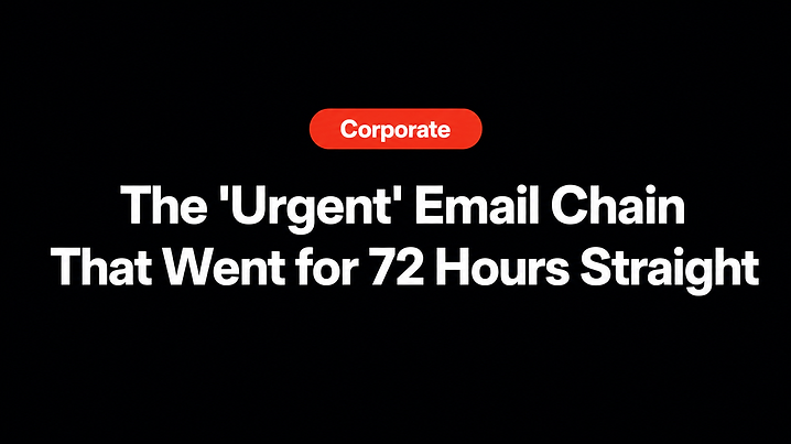 The 'Urgent' Email Chain That Went for 72 Hours Straight