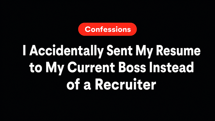 I Accidentally Sent My Resume to My Current Boss Instead of a Recruiter