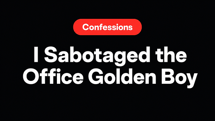 I Sabotaged the Office Golden Boy