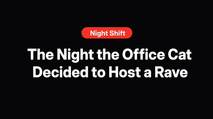 The Night the Office Cat Decided to Host a Rave