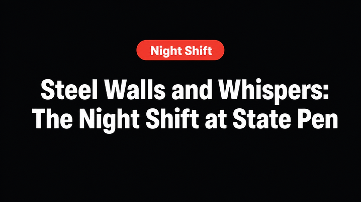 Steel Walls and Whispers: The Night Shift at State Pen