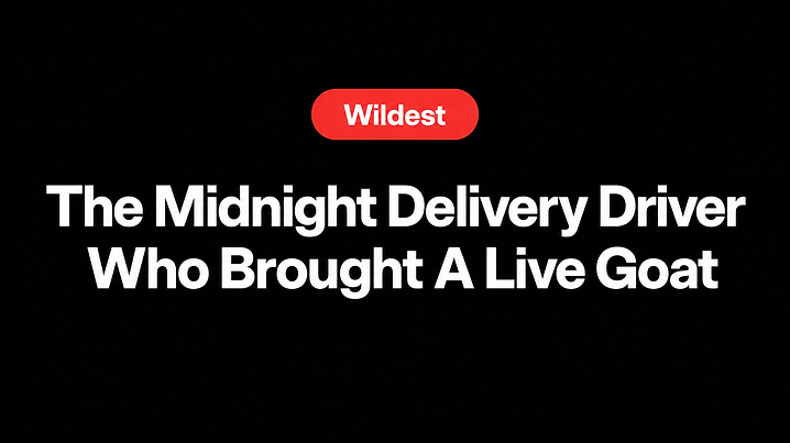 The Midnight Delivery Driver Who Brought A Live Goat