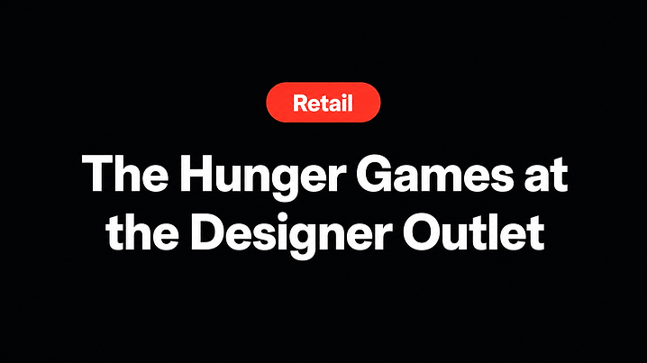 The Hunger Games at the Designer Outlet