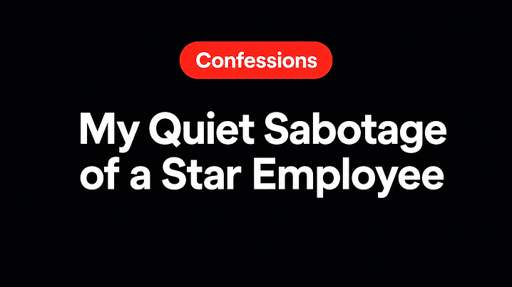 My Quiet Sabotage of a Star Employee