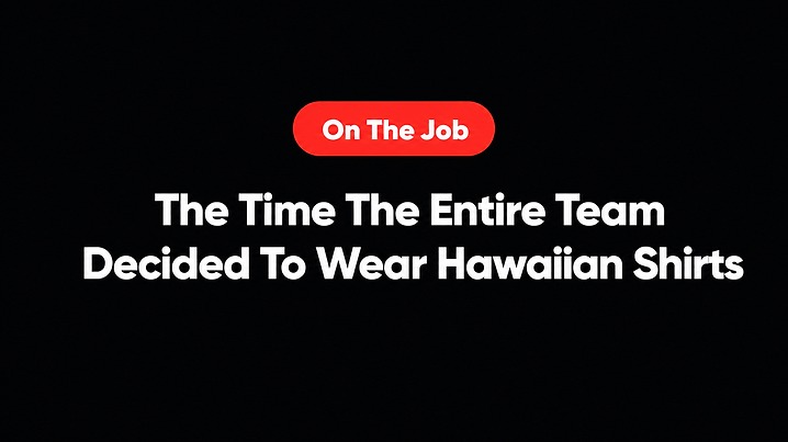 The Time The Entire Team Decided To Wear Hawaiian Shirts