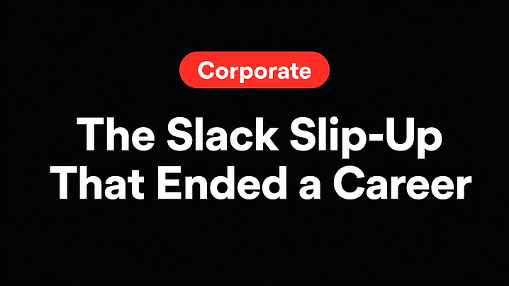 The Slack Slip-Up That Ended a Career