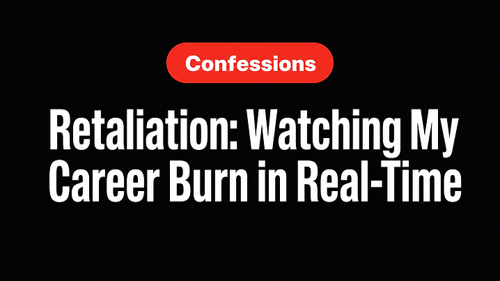 Retaliation: Watching My Career Burn in Real-Time
