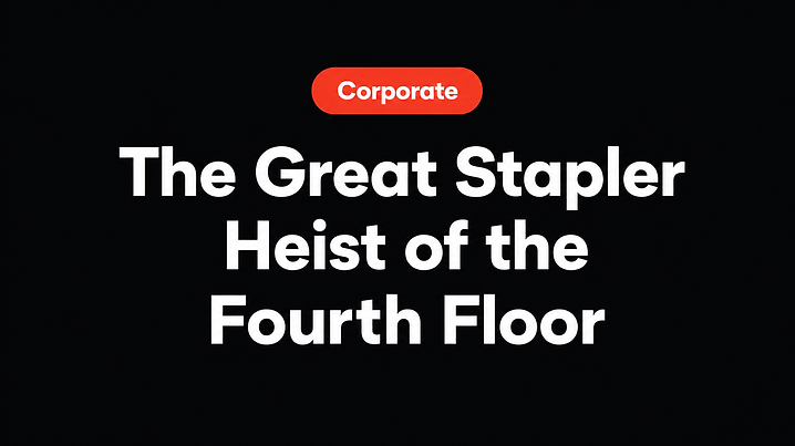The Great Stapler Heist of the Fourth Floor