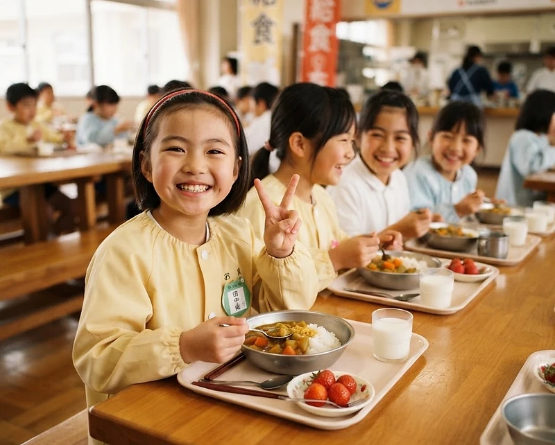 子どもたちの食事風景