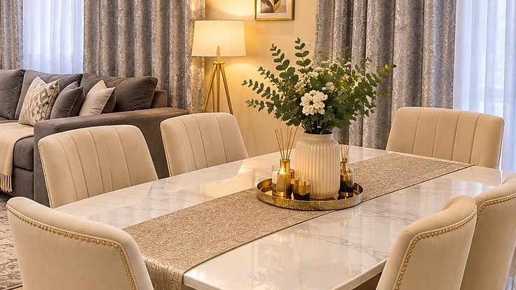 Dinning table 6seaters