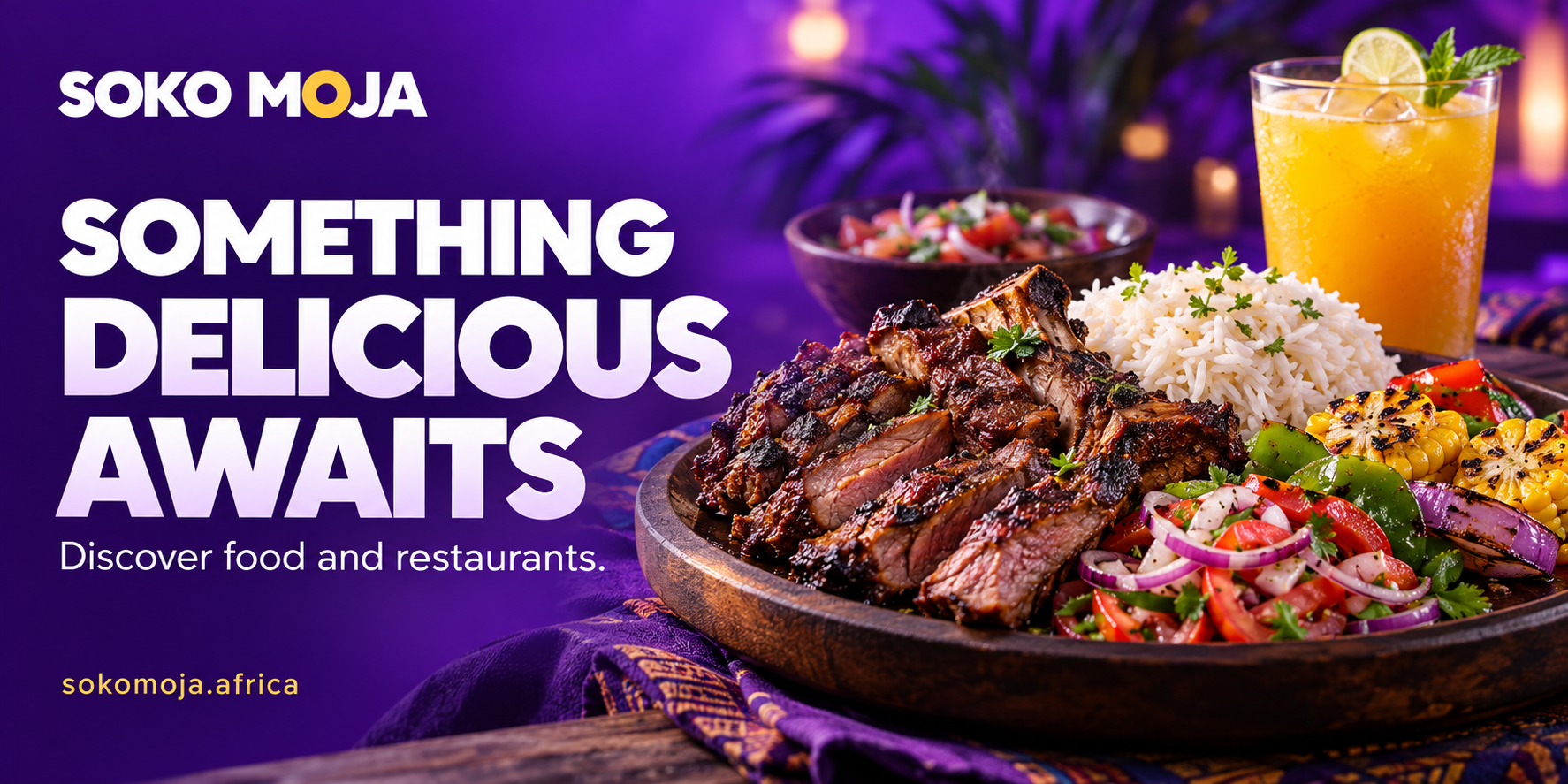 Soko Moja poster: something delicious awaits. Discover food and restaurants.