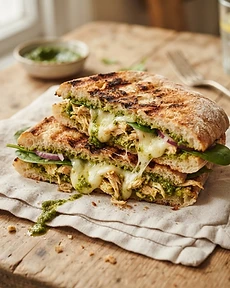 Green Chutney Chicken Melt