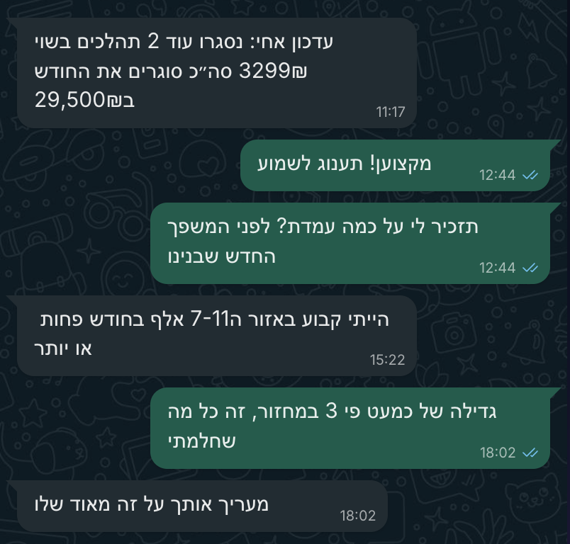המלצה מלקוח — יועצים פיננסיים