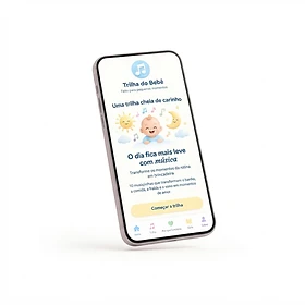Mini App Trilha do Bebê no celular