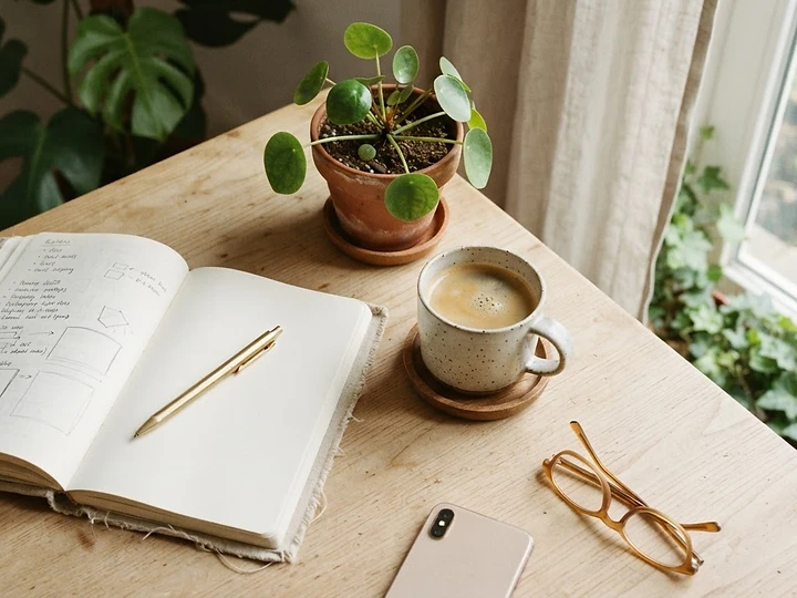 A warm, welcoming workspace