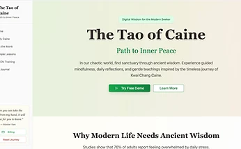 The Tao of Caine preview