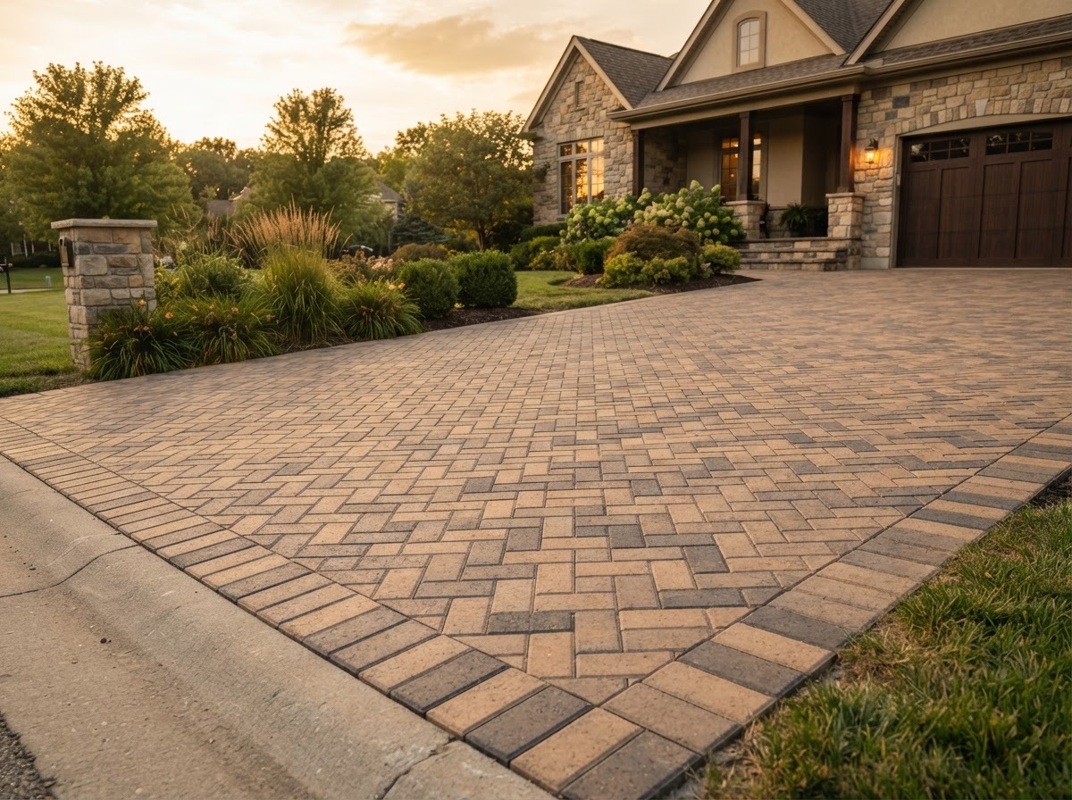 Interlocking Paver Service by R&J Masonry in Austin TX