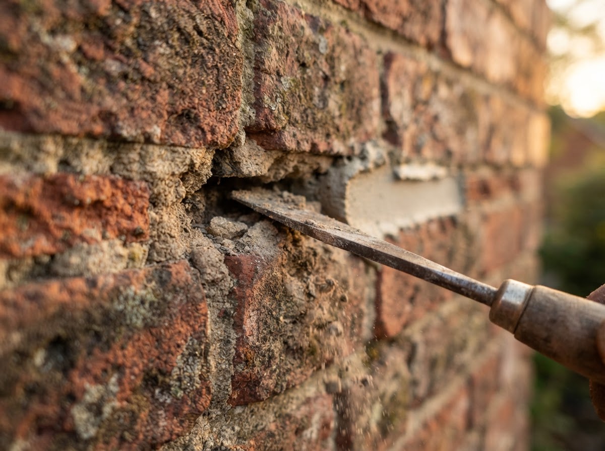 Brick & Stone Tuckpointing by R&J Masonry in Austin TX