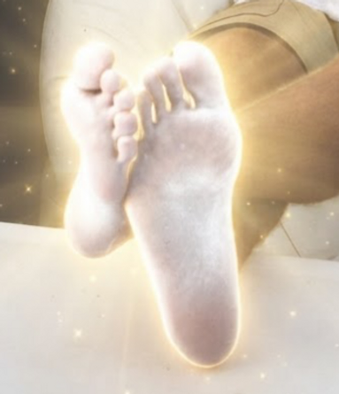 The Alpha getting his feet worshipped