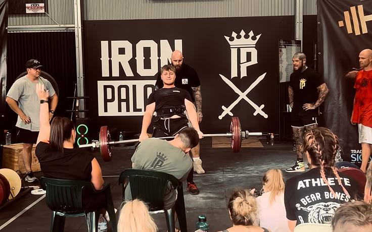 Deadlifting in competition
