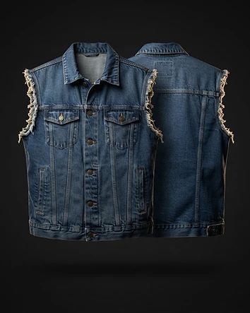 Patch Ready Denim Vest