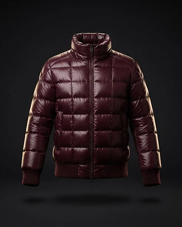 Ignition Burgundy Puffer Jacket