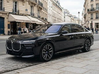BMW 7 Series — Executive Sedan luxury chauffeur vehicle in Paris