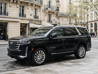 Cadillac Escalade — Luxury SUV luxury chauffeur vehicle in Paris