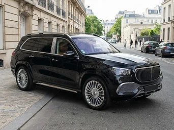 Mercedes-Maybach GLS — Ultra Luxury SUV luxury chauffeur vehicle in Paris