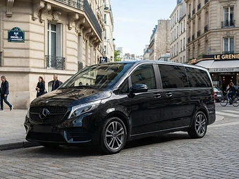 Mercedes-Benz V-Class — فان فاخر luxury chauffeur vehicle in Paris