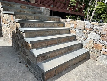 Fieldstone Staircase