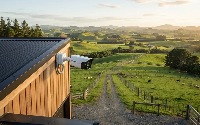 Rural CCTV installation in Hamilton
