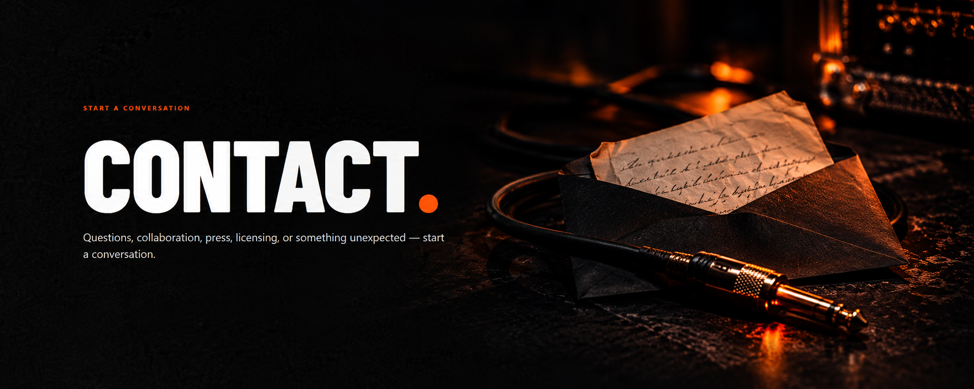 Contact — start a conversation