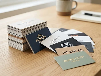 Custom printed business cards