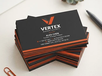 Custom printed business cards