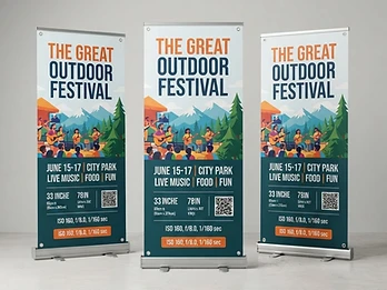 Custom printed vinyl banners