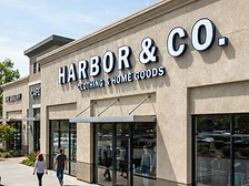 Large individual channel letter signs on a commercial building facade during daytime