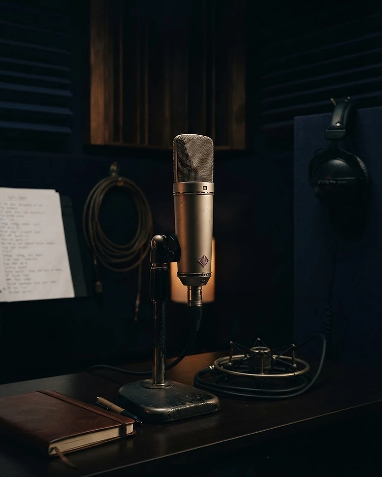Recording studio microphone