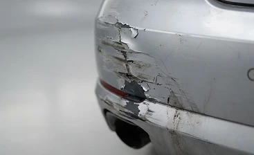 Scratched Bumper before repair
