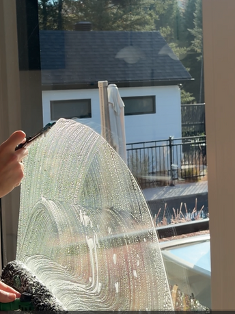 Lavage de vitres intérieures