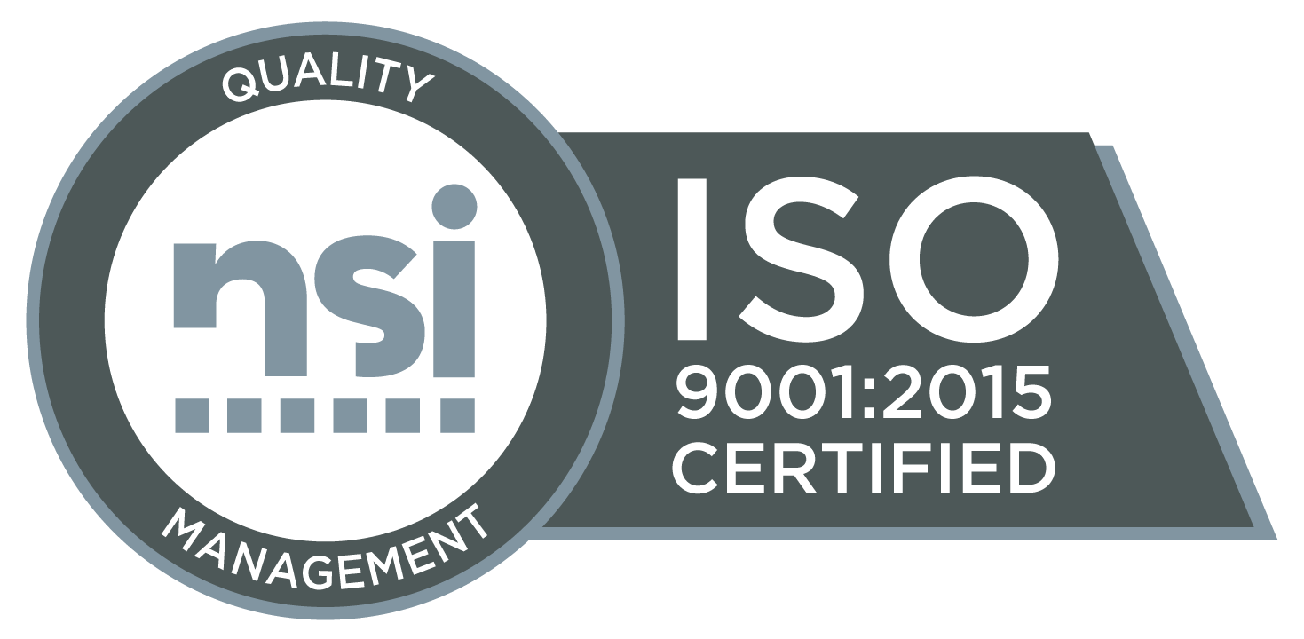 NSI ISO 9001:2015 Certified — Quality Management