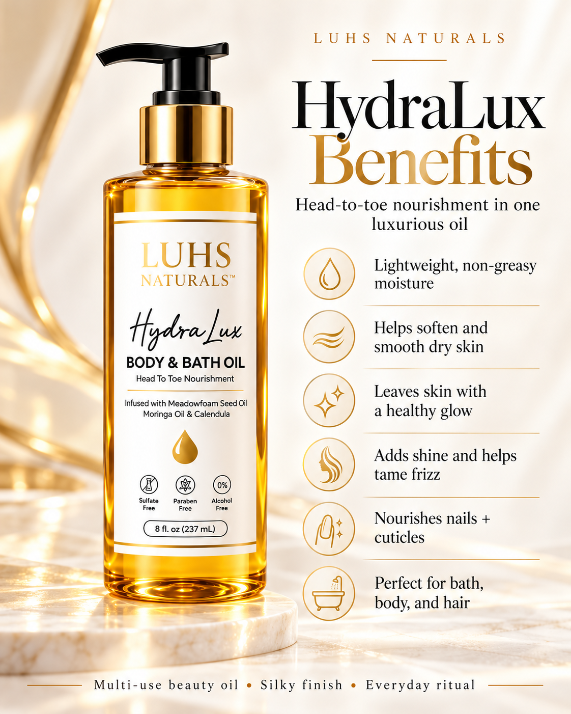 Hydra Lux Body & Bath Oil